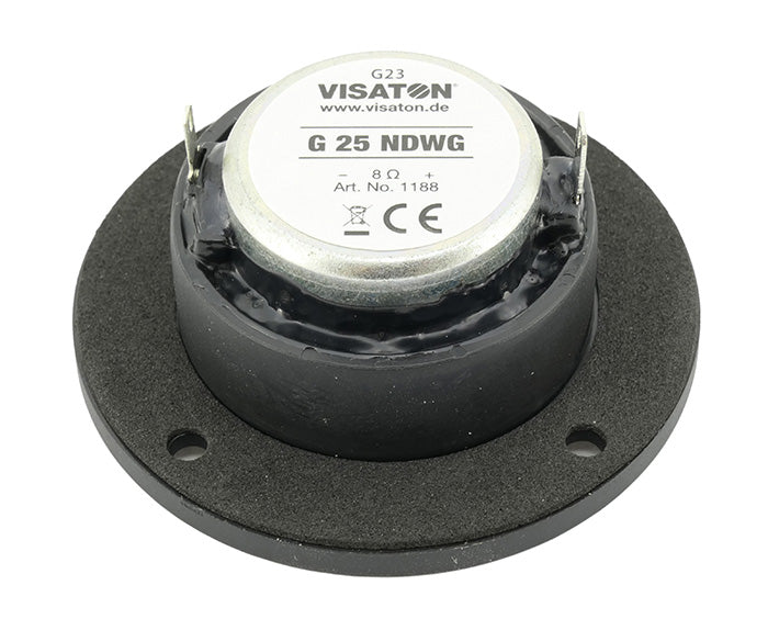 G 25 NDWG · 8 Ω · part 1188 — Rear view