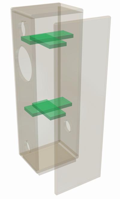 VIB 2000 GF · part 5906 — Exploded cabinet drawing