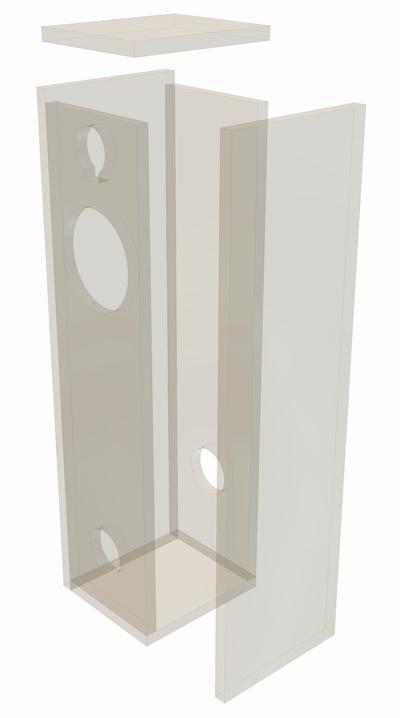 ALTO II · part 5967 — Exploded cabinet drawing