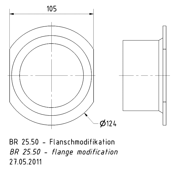 CLASSIC 200 · part 5964 — Cabinet construction drawing