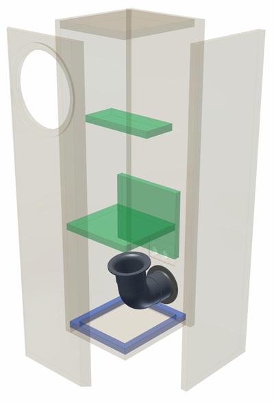 SOLO 50 · part 5744 — Exploded cabinet drawing