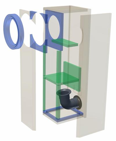 SOLO 50 · part 5744 — Exploded cabinet drawing