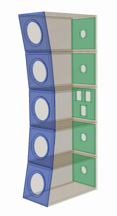 PENTATON BB · part 5888 — Exploded cabinet drawing