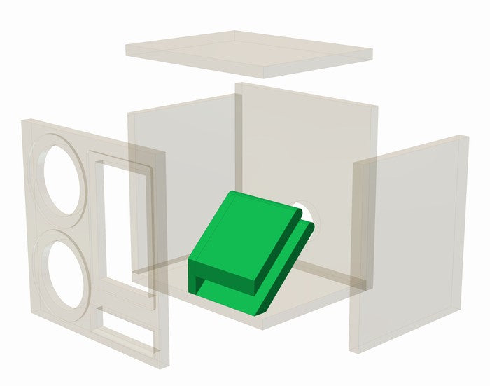 STUDIO 1 · part 5890 — Exploded cabinet drawing