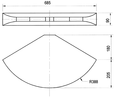 M 300 · part 6056 — Dimension drawing