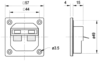 PT 57 NG — Mounting drawing