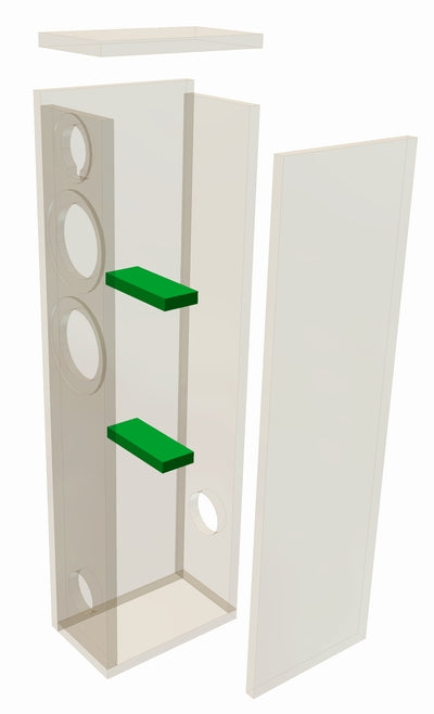 ALTO LINE MK II · part 5970 — Exploded cabinet drawing