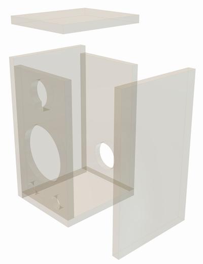 ALTO I · part 5966 — Exploded cabinet drawing