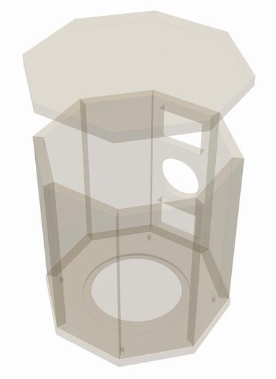 FONTANELLA SUB · part 5821 — Exploded cabinet drawing