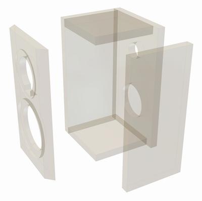 ARIA LIGHT · part 5954 — Exploded cabinet drawing