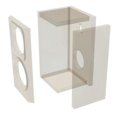 ARIA MHT · part 5948 — Exploded cabinet drawing