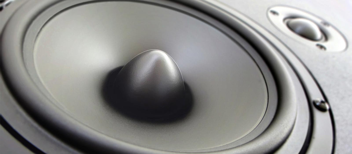 Close-up of a loudspeaker driver