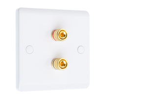 CPC Loudspeaker Connection Plates - 2x Binding Posts