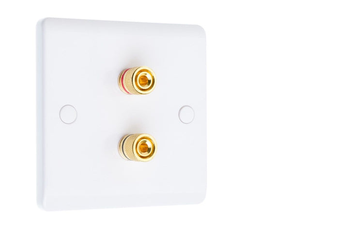 CPC Loudspeaker Connection Plates - 2x Binding Posts